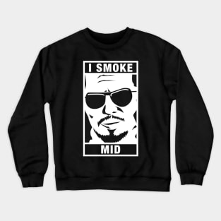 I Smoke Mid CSGO Terrorist Funny Gaming Meme Crewneck Sweatshirt